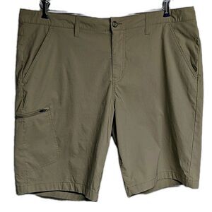 Original Weatherproof Vintage Men Shorts 40 Chico Reg Fit Zip Pockets Beige
